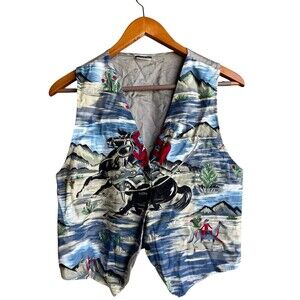 Ardmore Western Vintage Vest Rayon Women’s MEDIUM